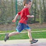 a boy running